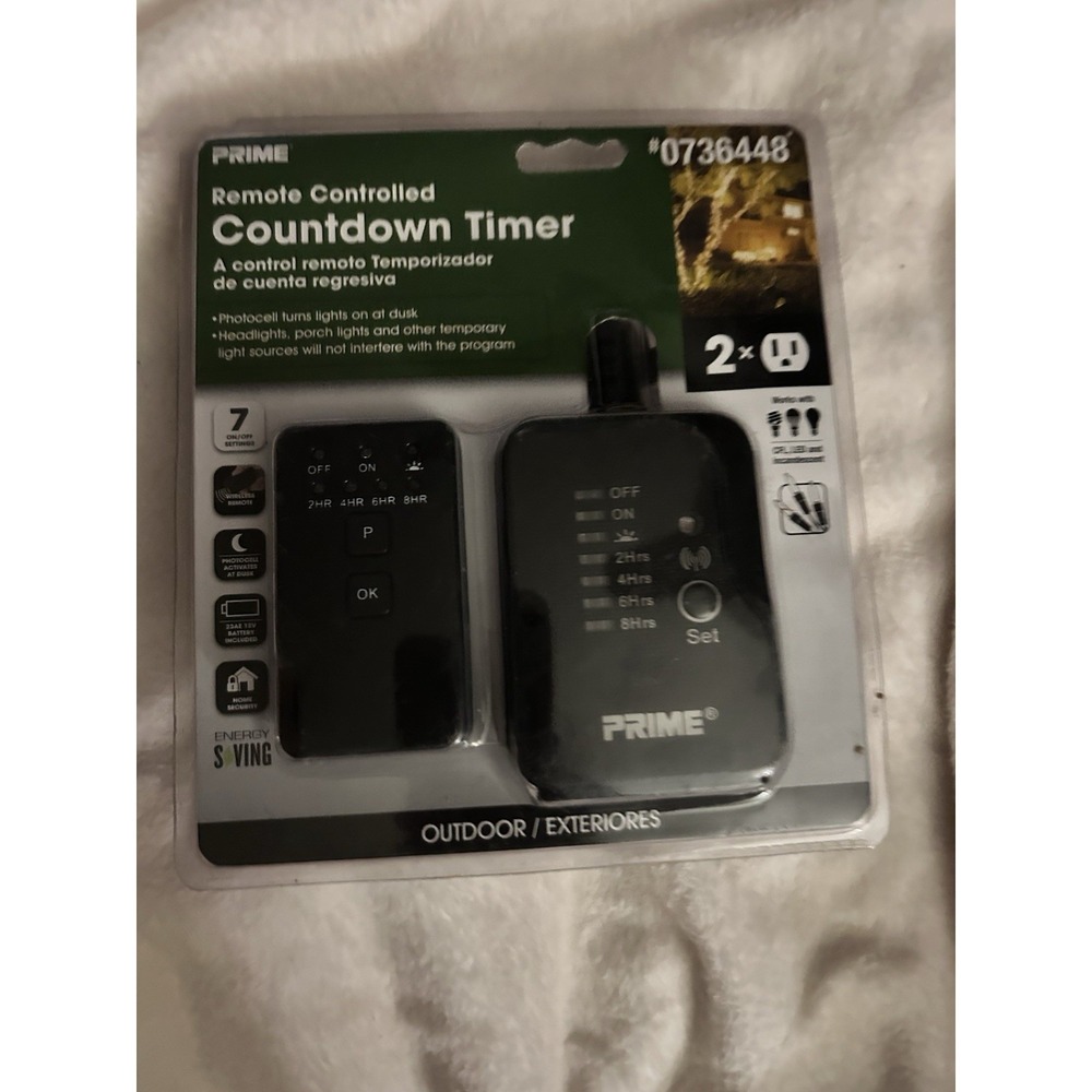 PRIME Outdoor Residential Lighting‎ Countdown Timer New!